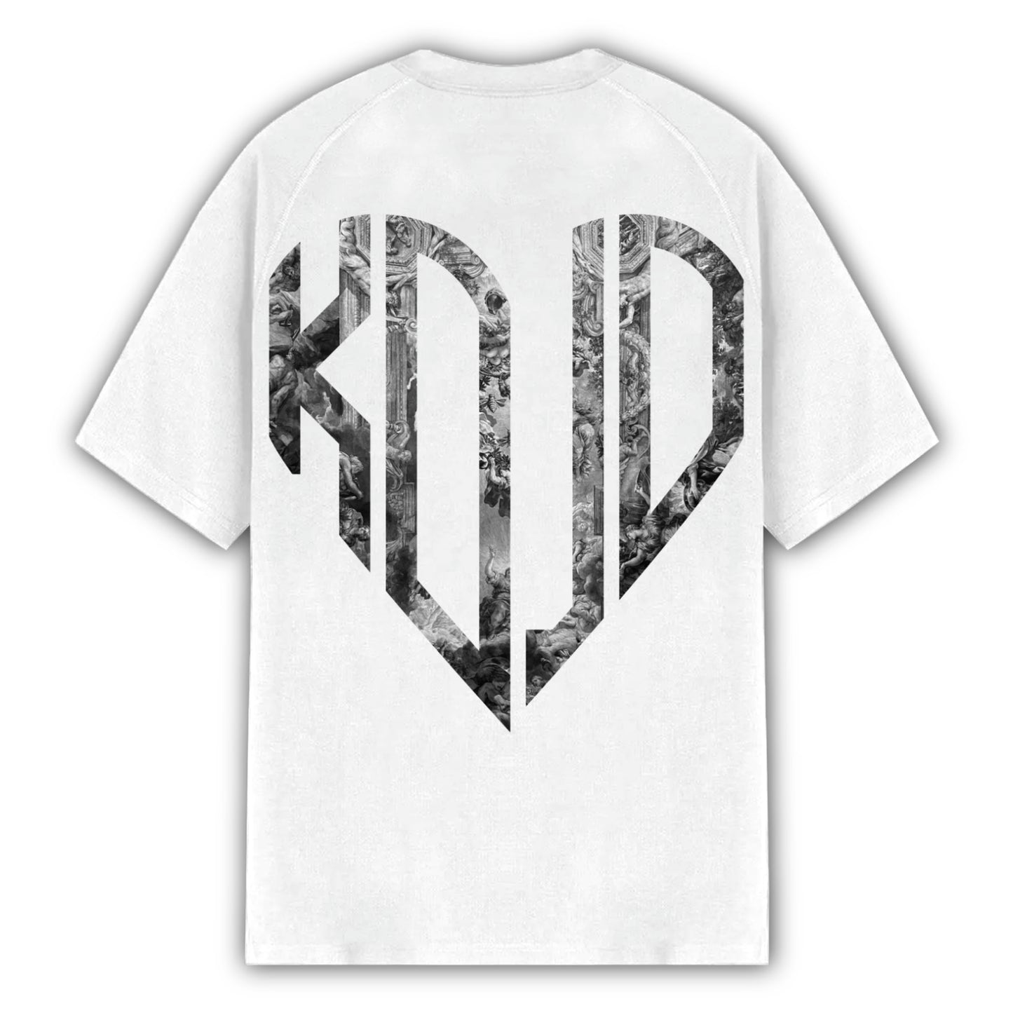 WHITE HEARTSIGN LOGO TEE