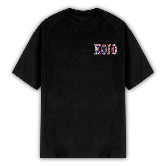 BLACK MOZAIC LOGO TEE